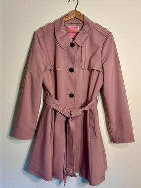 kate spade Dusty Rose Trench Coat with Belt